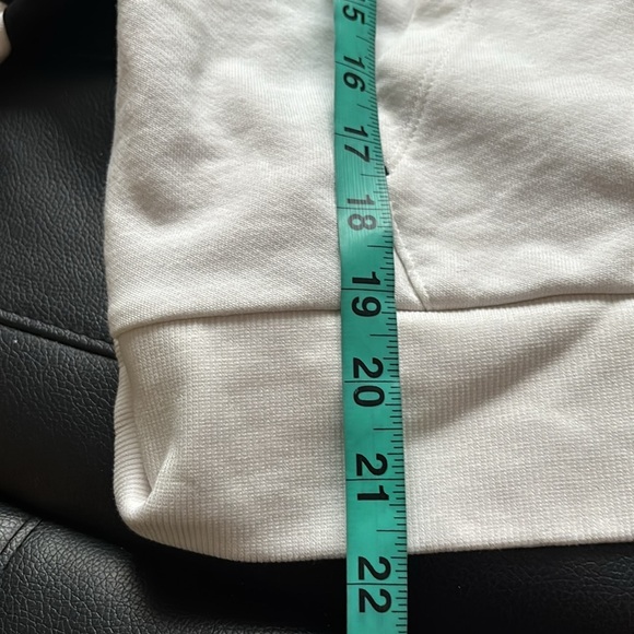 Puma Way 1 black & White oversized logo hoodie Sz - Picture 8 of 13